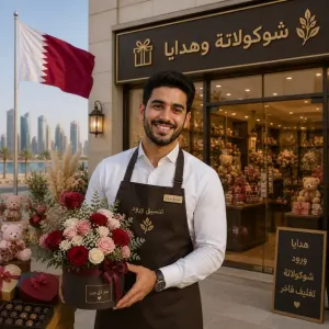 مطلوب موظف للعمل في الدوحة في محل ورود وشوكولاتة في دولة قطر وبراتب ممتاز